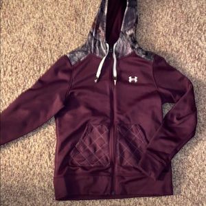 Zip up under armor sweatshirt